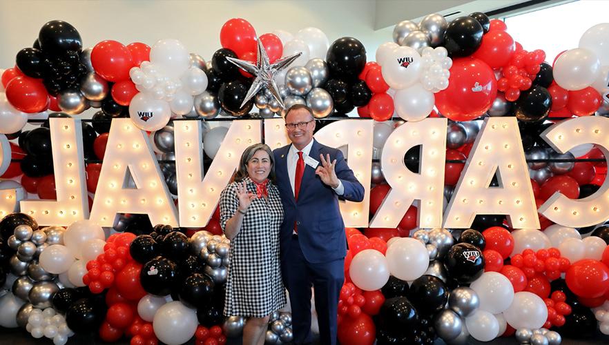 UIW president and his wife